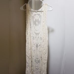 En Creme duster vest